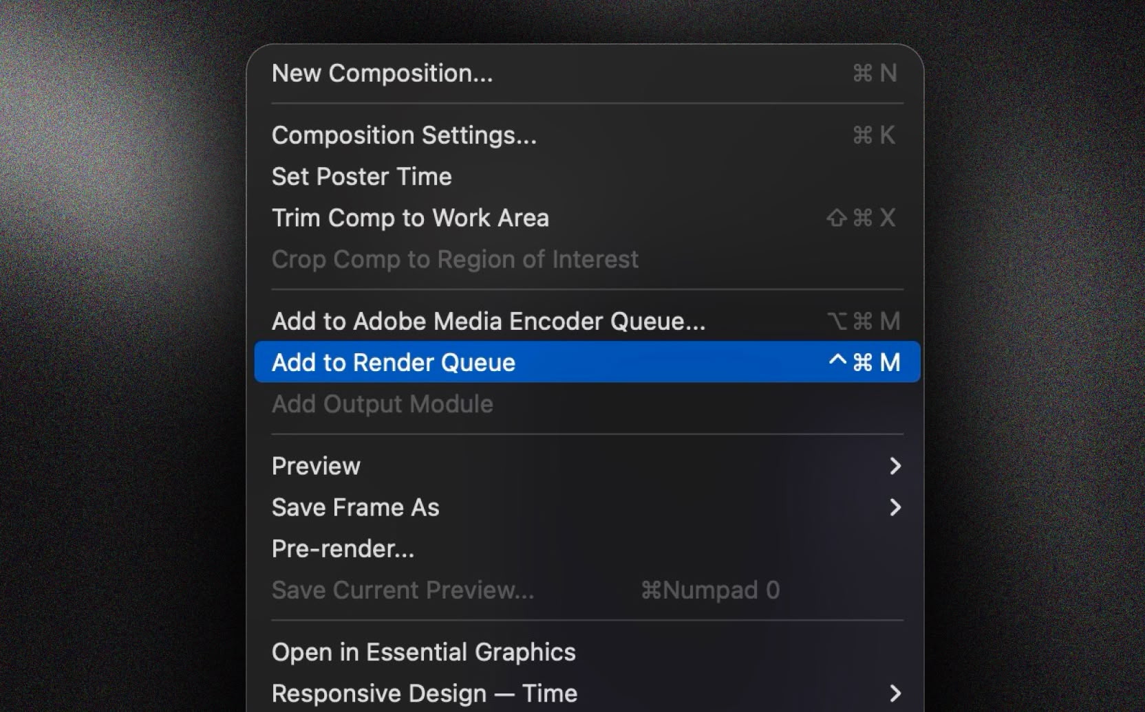 How to Render in After Effects 2025 (and Save as MP4)