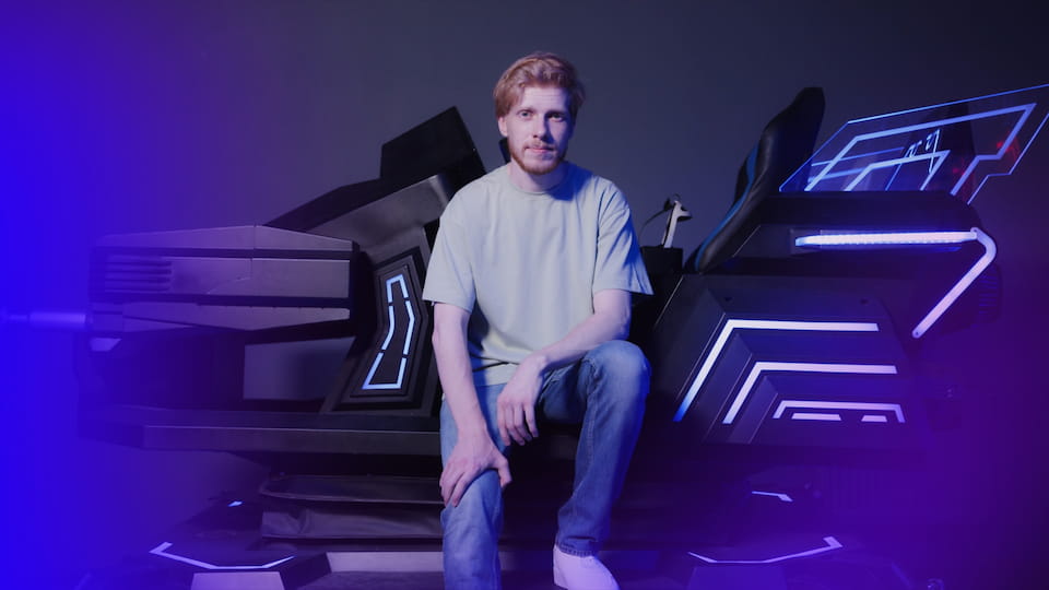 Overlay - Blue Purple Fade