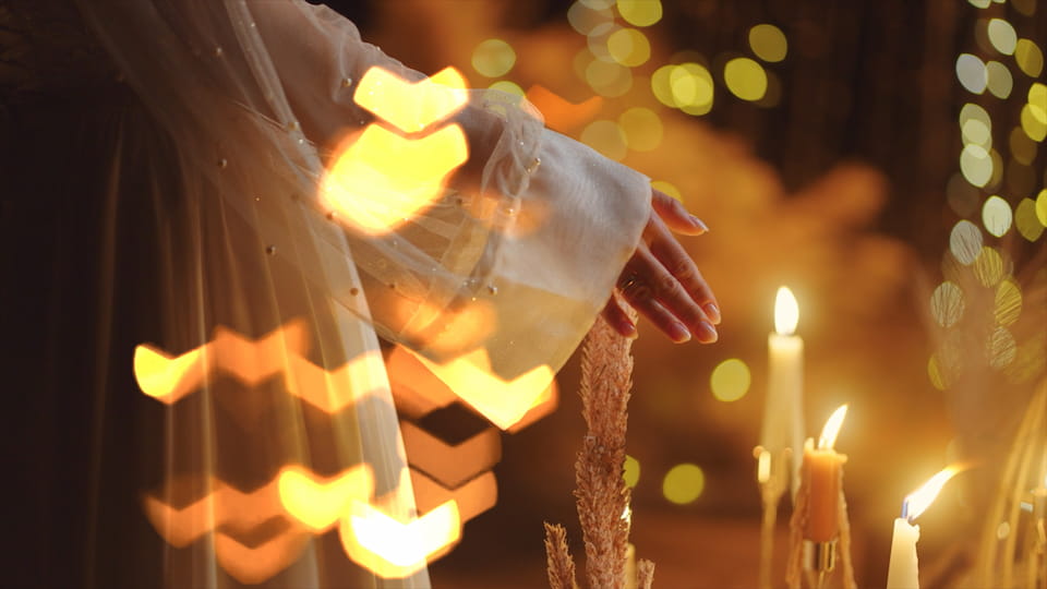 Light Leak - Chevron Bokeh