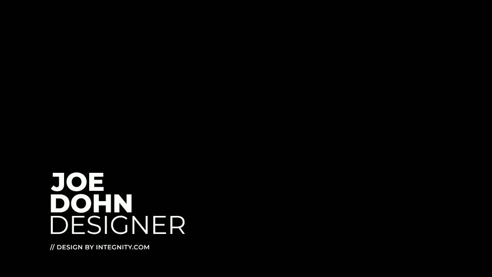 Lower Third - Three Lines