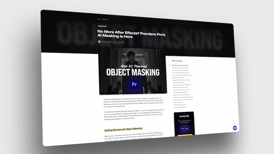 3D Look - Zoom to Center Tilted