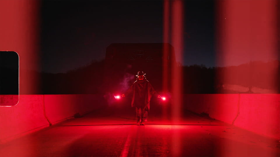 Film Strip - Red Vertical