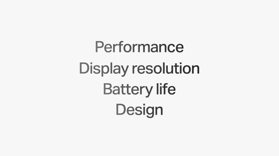 Apple - Multi Heading (Light)