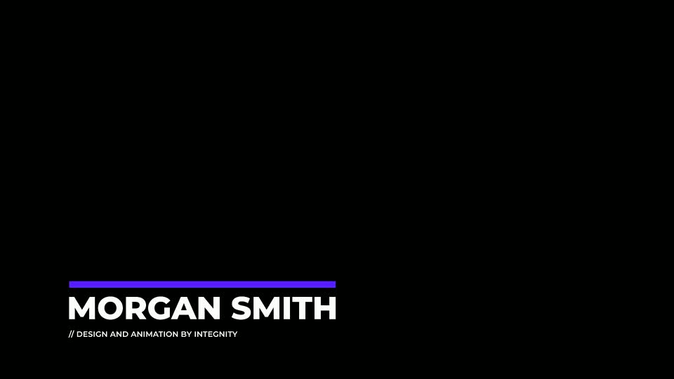 Lower Third - Underline First Line