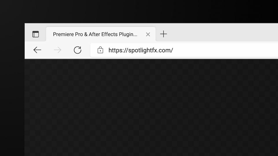Browser Frame - Edge Bar