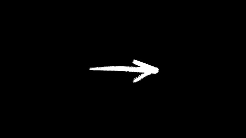 Arrow - Bold Brush Right