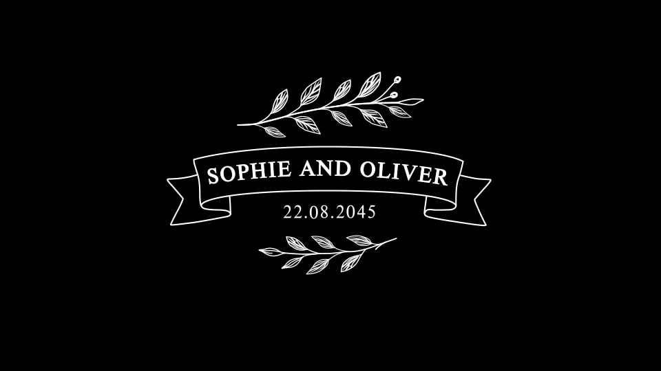 Wedding - Ribbon Banner