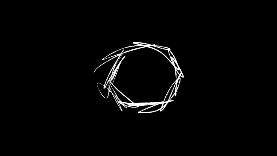 Circle - Rough Scratch Ring