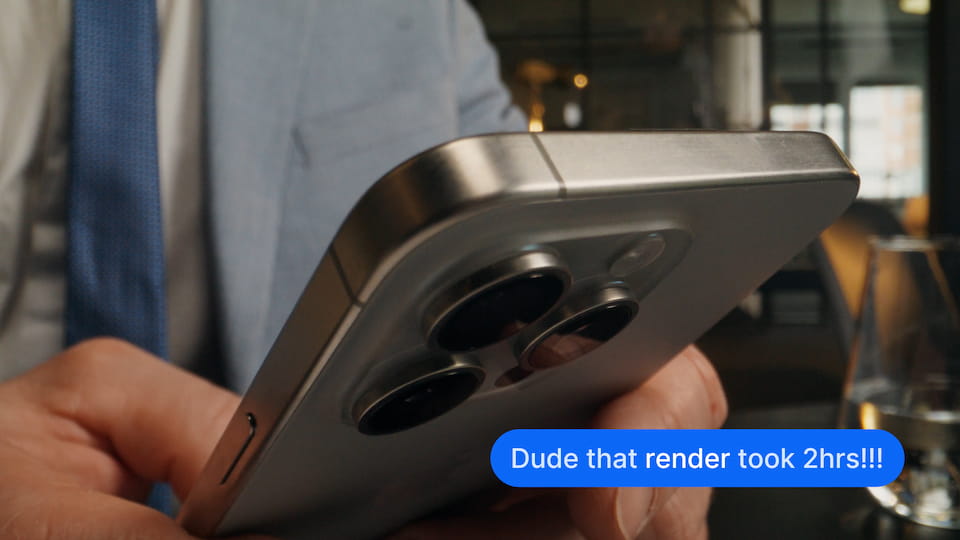 Caption - Blue Chat Bubble Highlight