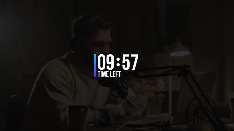 Timer - Vertical Line Accent