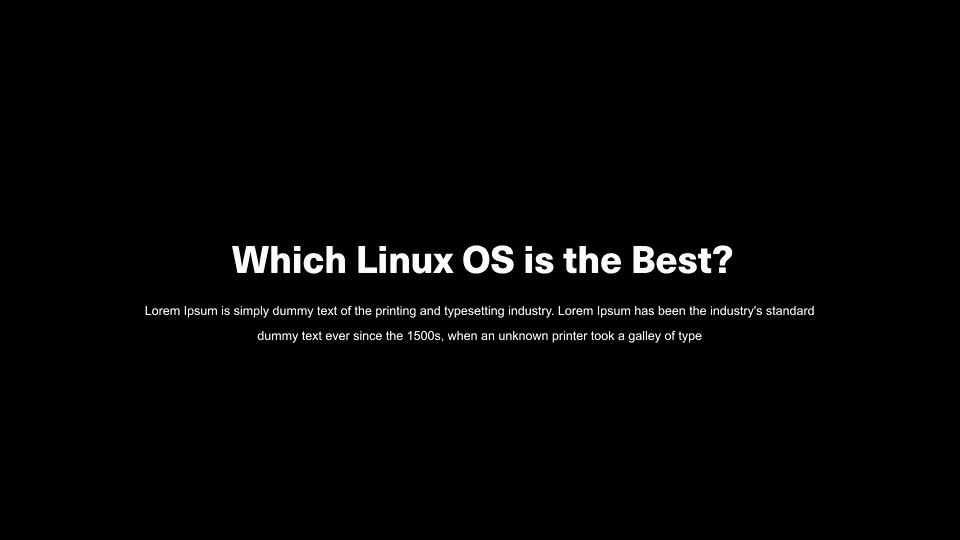 Headline - Middle Reveal