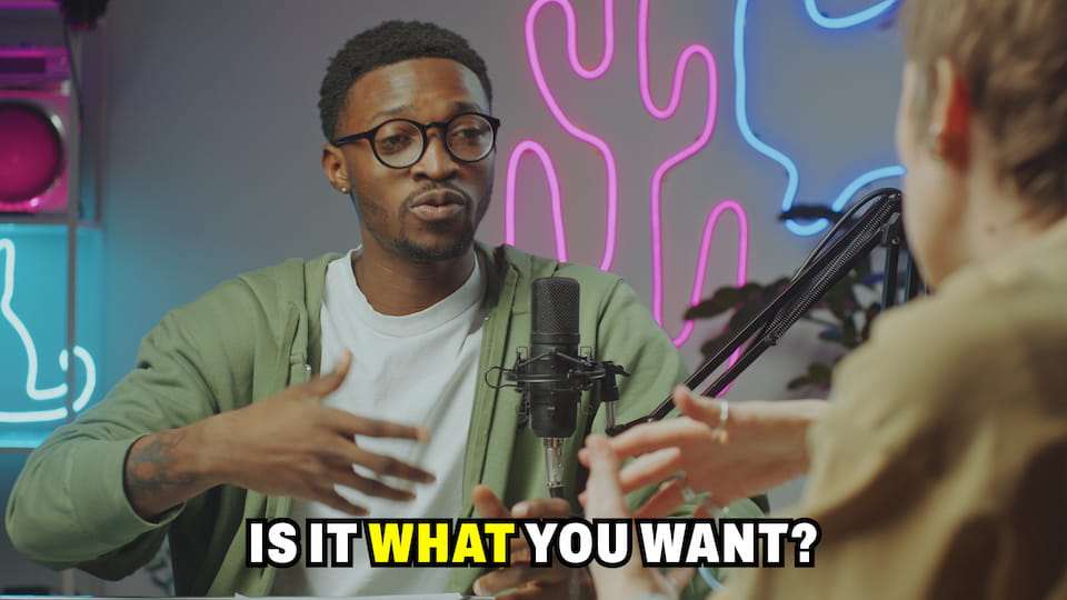 Caption - Yellow Word Emphasis