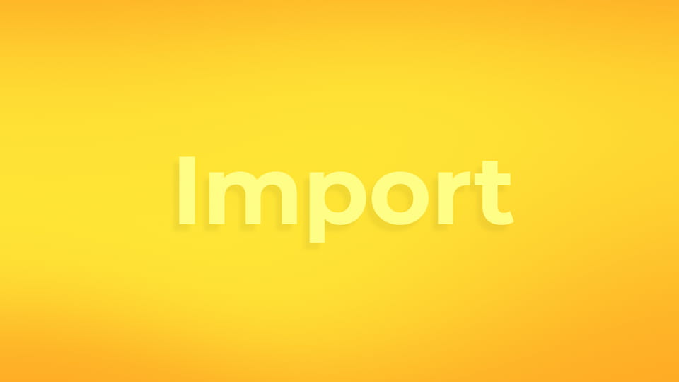 Text - Center Slide Left Yellow