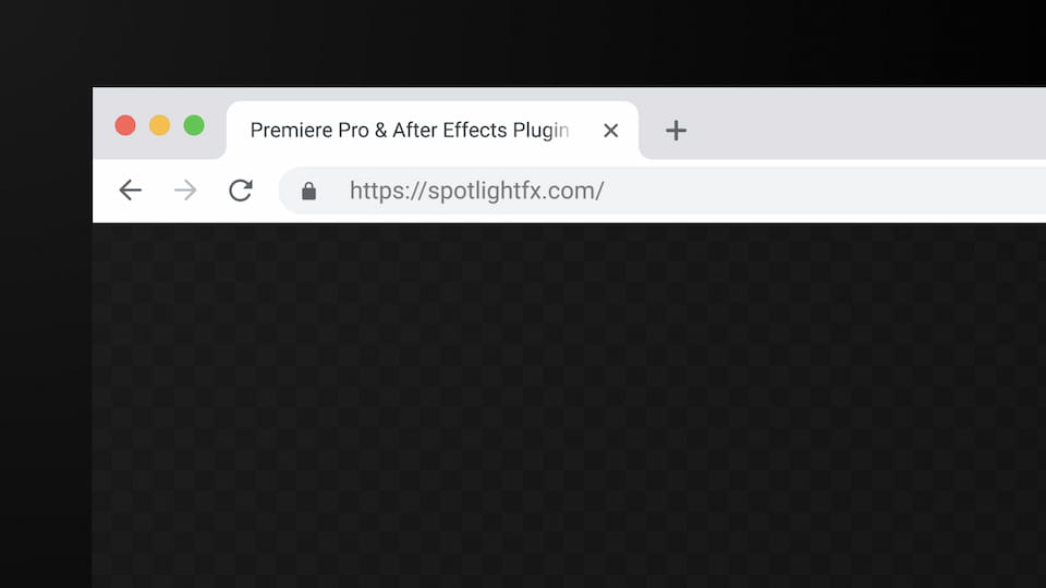 Browser Frame - Chrome Bar