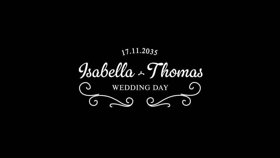 Wedding - Elegant Swirl Ornaments