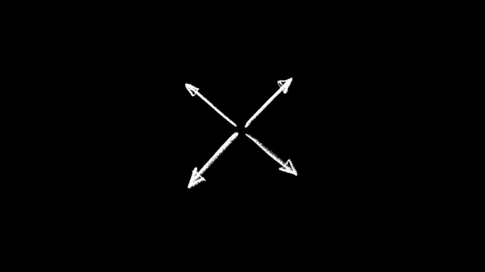 Arrows - Four-Way Expand Out