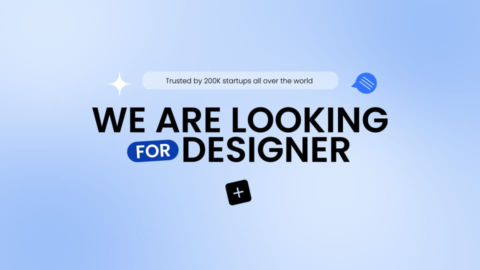 Text - Looking For Designer