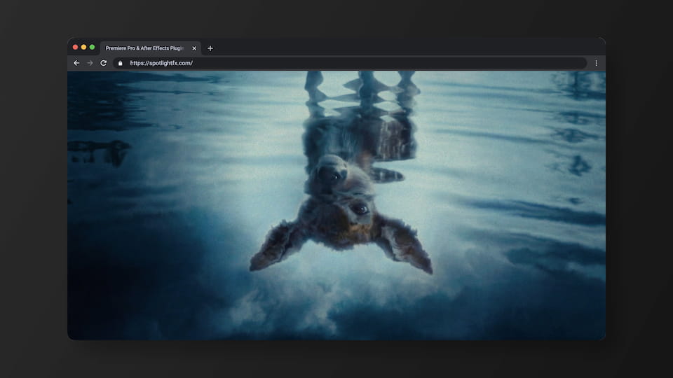 Browser Frame - Chrome Dark Window