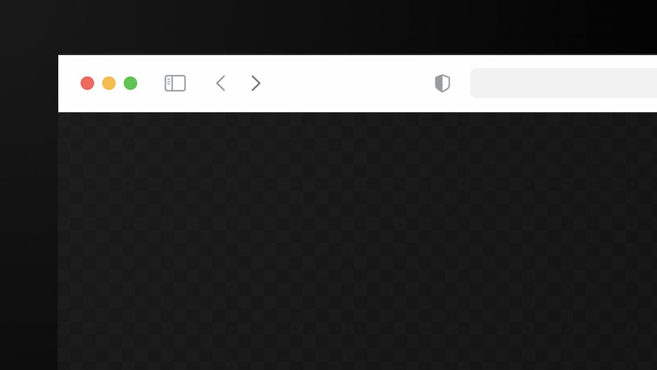 Browser Frame - Safari Bar
