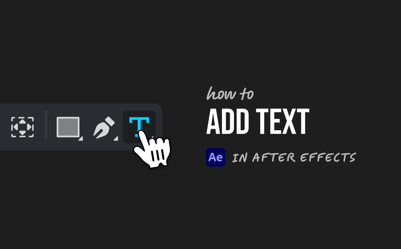 How to Add Text in After Effects (Beginners Guide)