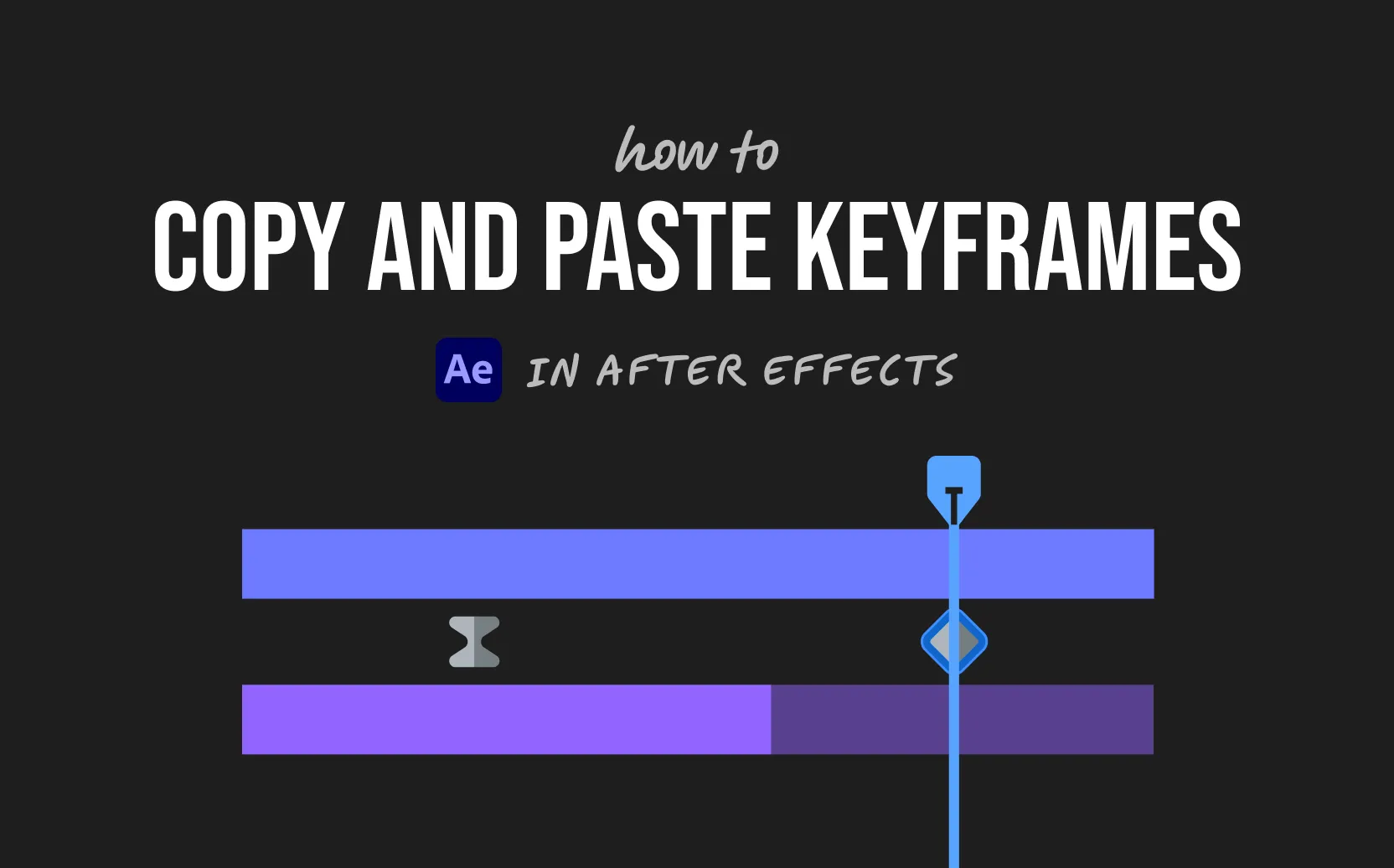 How to Copy & Paste Keyframes in After Effects Easily