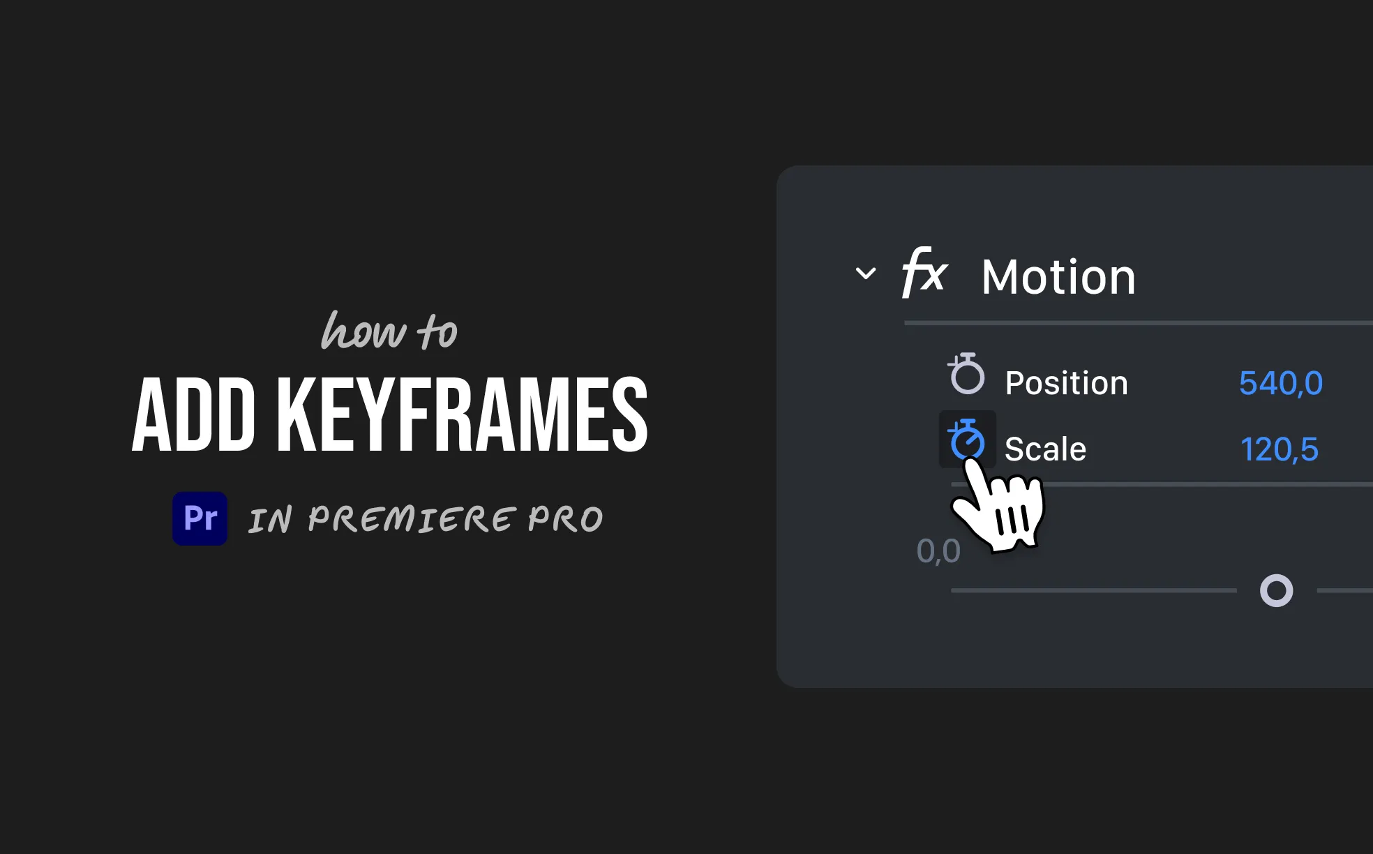 How to Add Keyframes in Premiere Pro (Quick Guide)